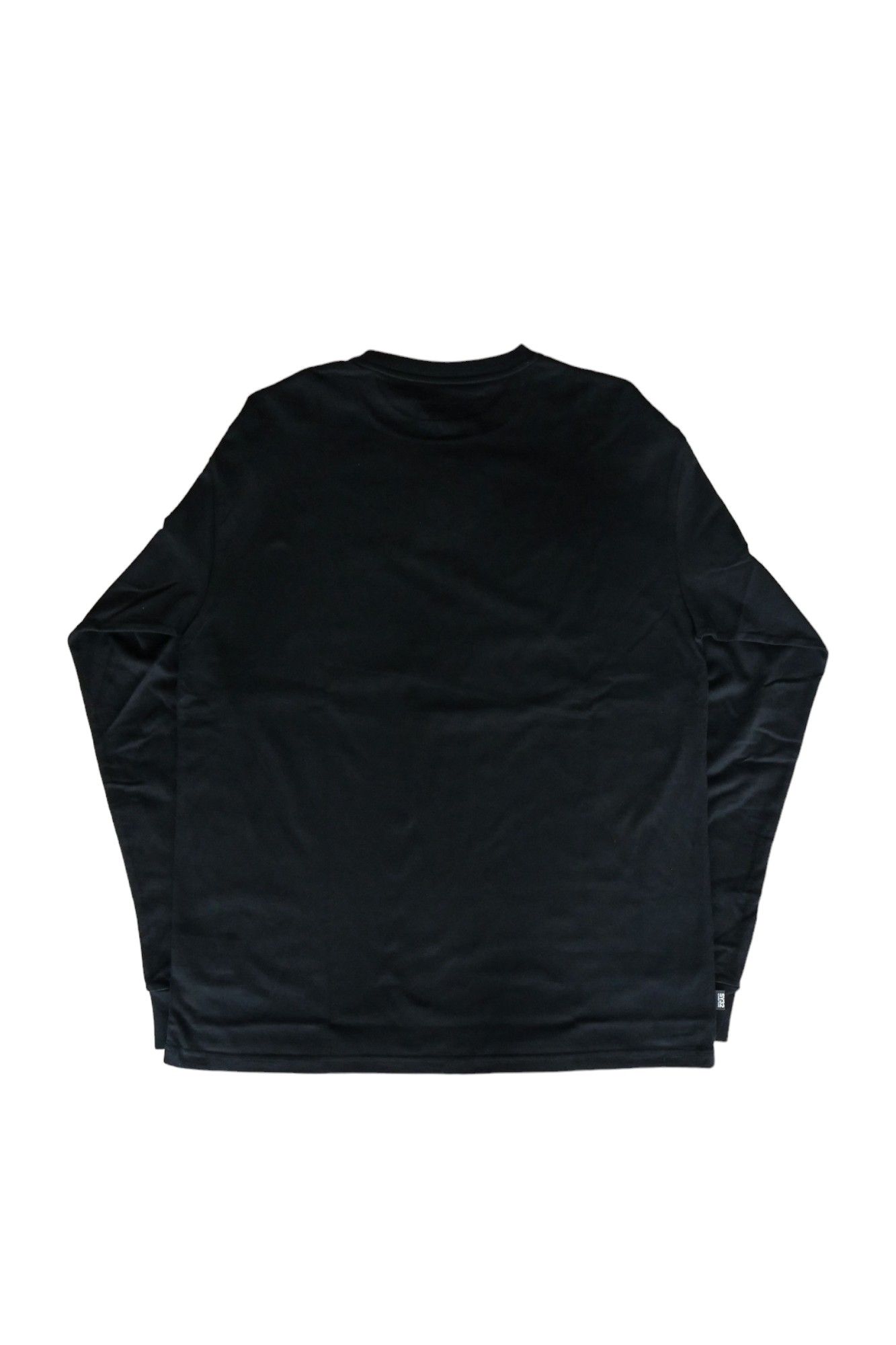 Listing Logo Long Sleeve Tee-shirt ブラック x ホワイト