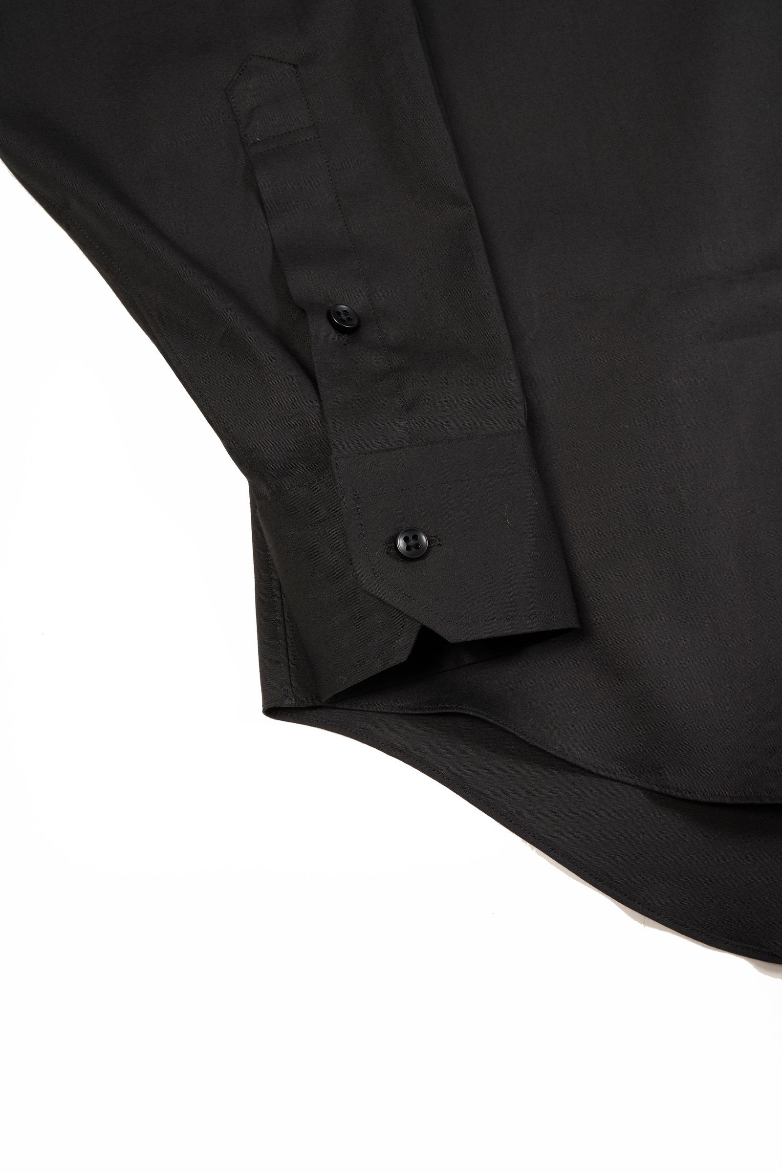 50's ブロードストレッチ レギュラーシャツ BLACK