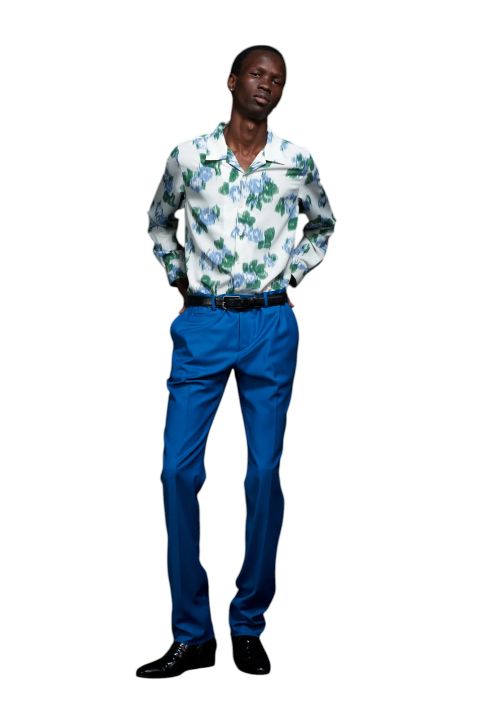 GalaabenD 22AW シャドウFLOWERシャツ ORANGE 新品