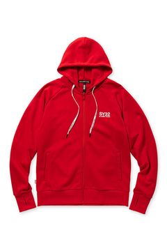 ベーシックジップアップパーカー Ver.2.0 レッド