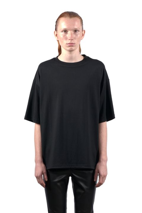 ドローコードクルーネックTシャツ BLACK