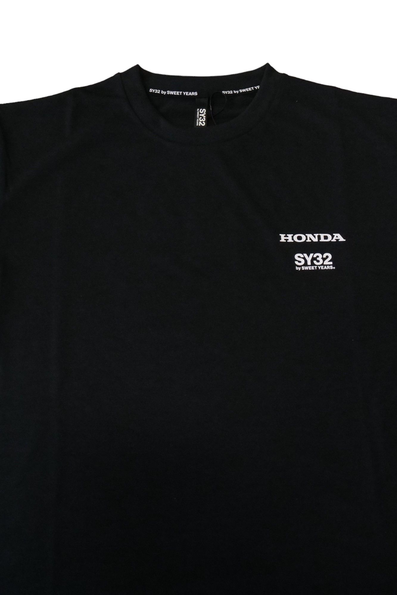 SY32 Block Tire Graphic Tshirt ブラック