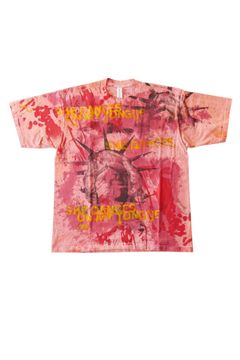 "TEST T" グラフィックプリント 半袖Tシャツ タイダイ (one and only)