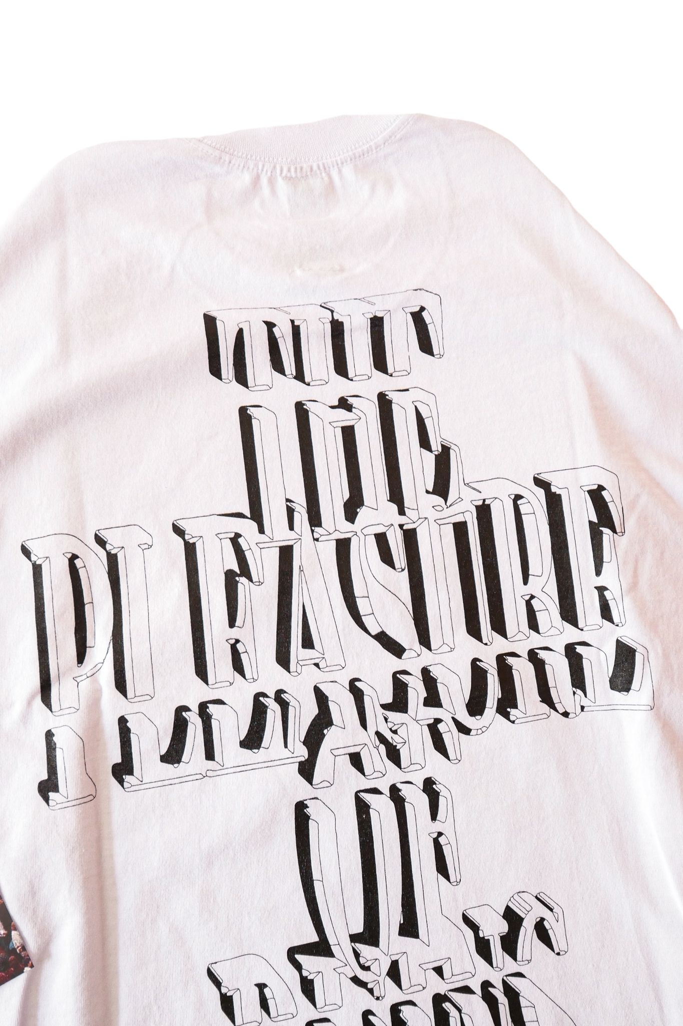 THE PAINTED プリント 長袖 Tシャツ ホワイト