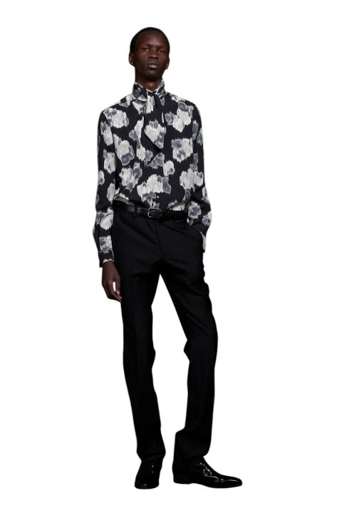 GalaabenD 22AW シャドウFLOWERシャツ ORANGE 新品