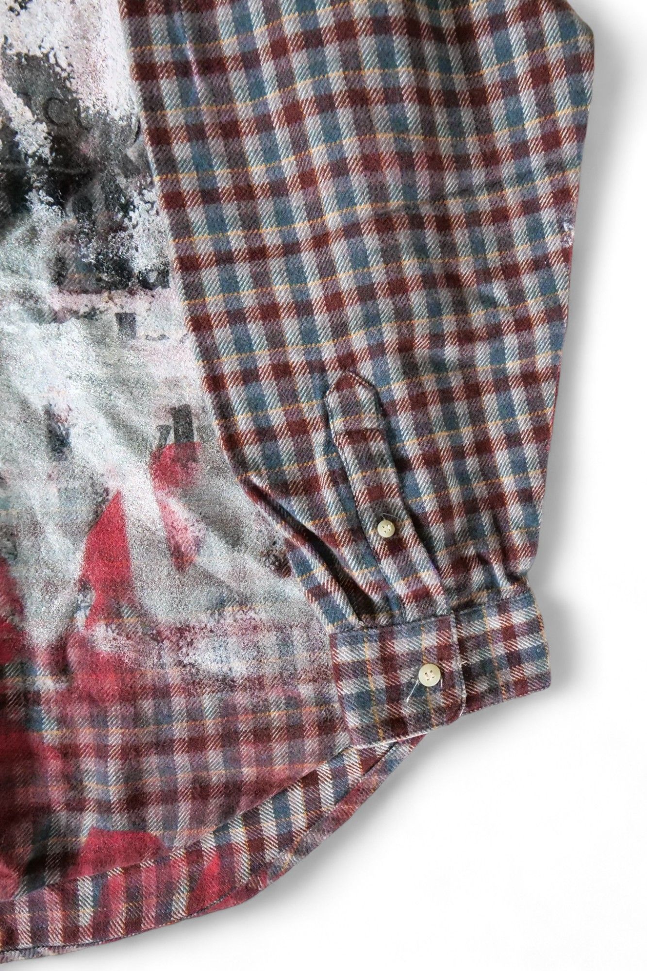 Used Button Down Shirt GRAY sizeXL