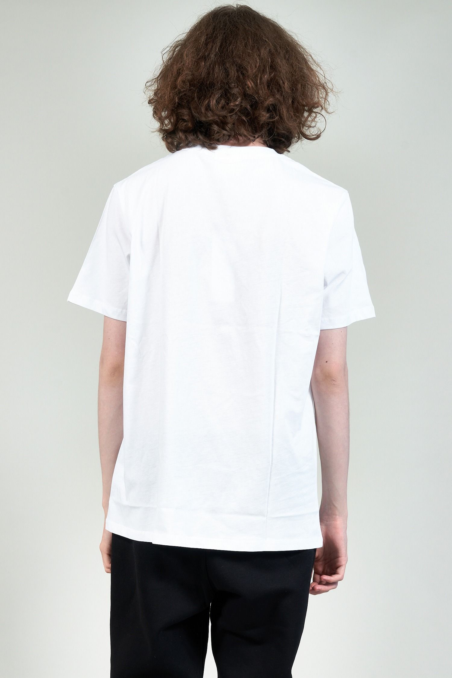 Coffey スモールロゴプリント 半袖Tシャツ ホワイト