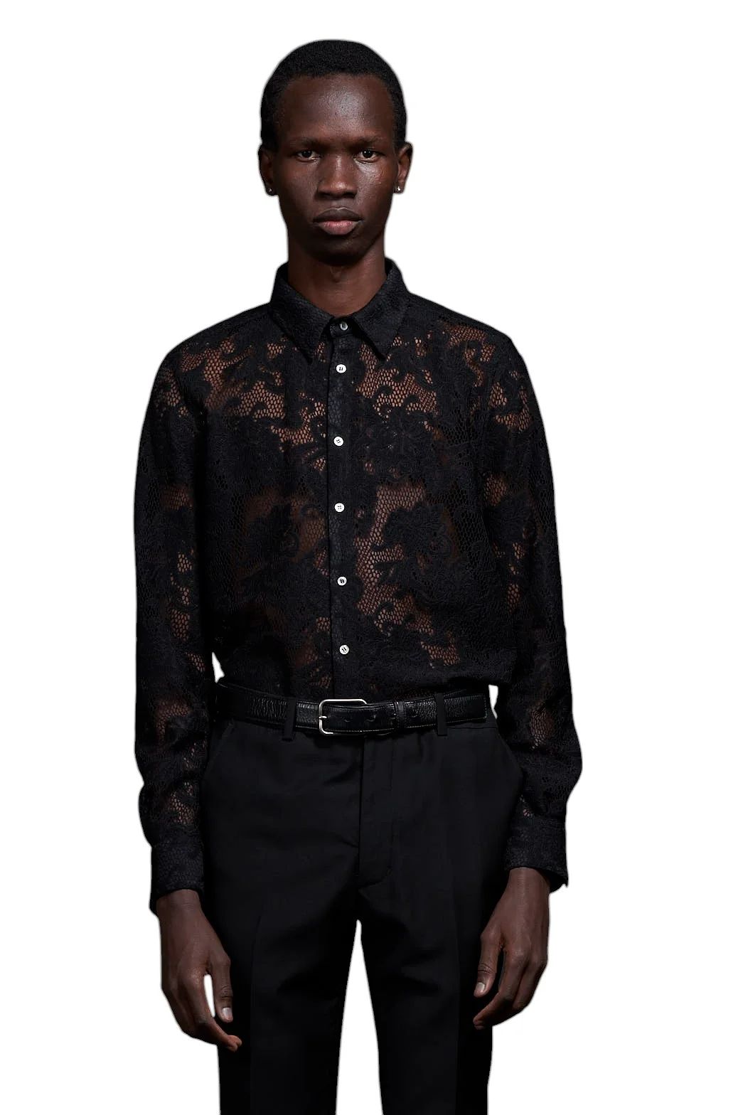 Raschel Lace Regular Shirt ラッセルレースレギュラーシャツ