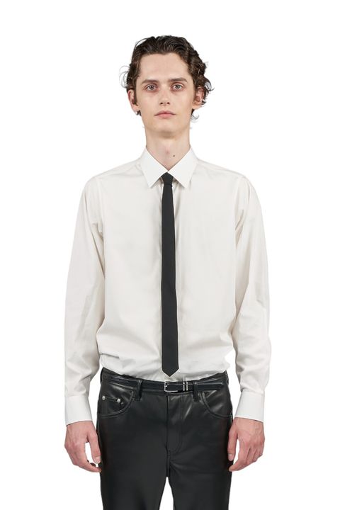 50's ブロードストレッチ レギュラーシャツ WHITE