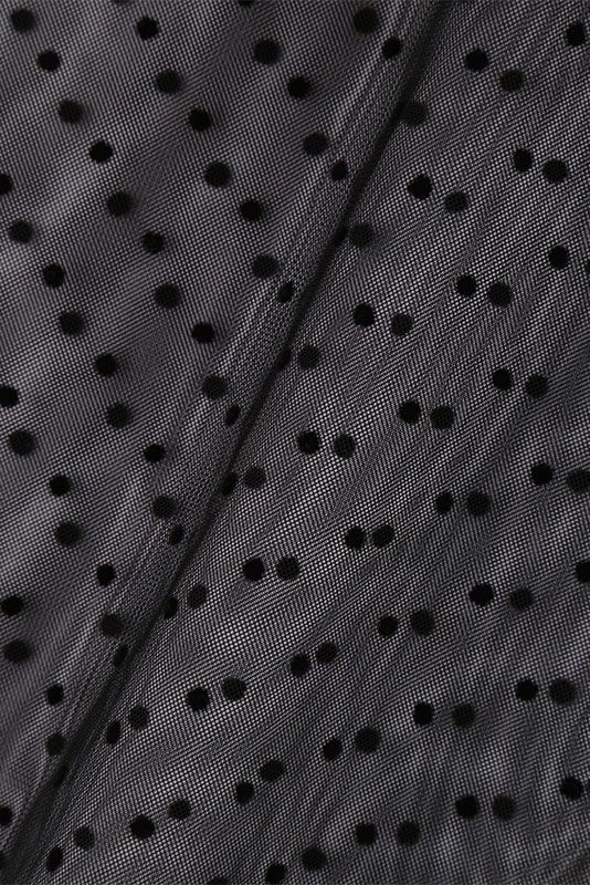 チュール プルオーバー BLACK & WHITE