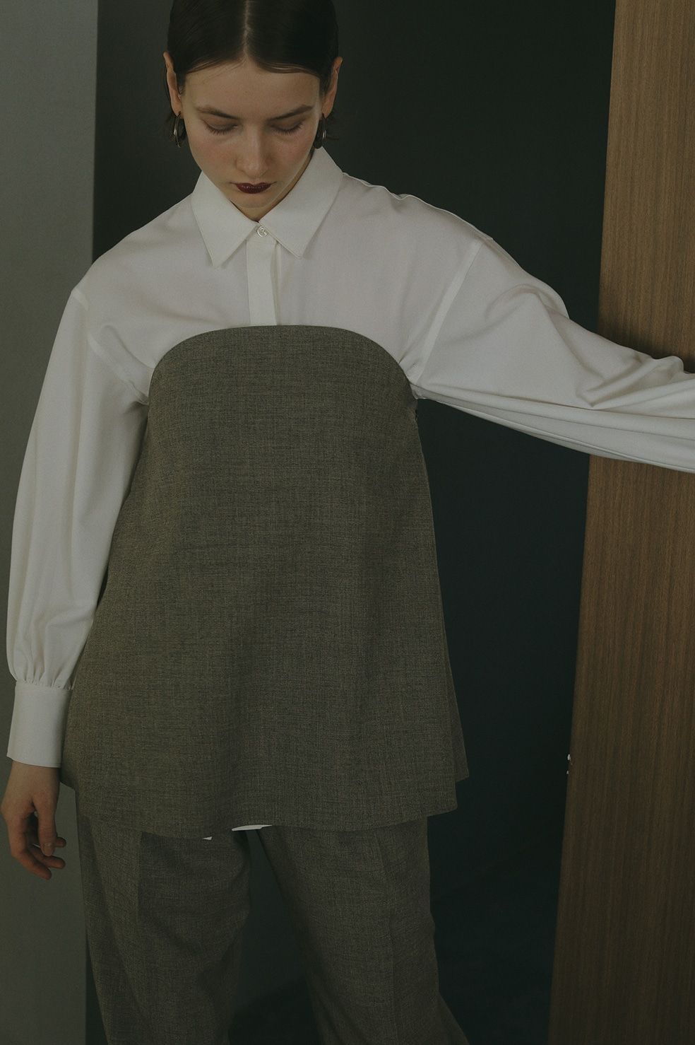 ビスチェ セット シャツ ベージュ BUSITER SET SHIRTS Beige