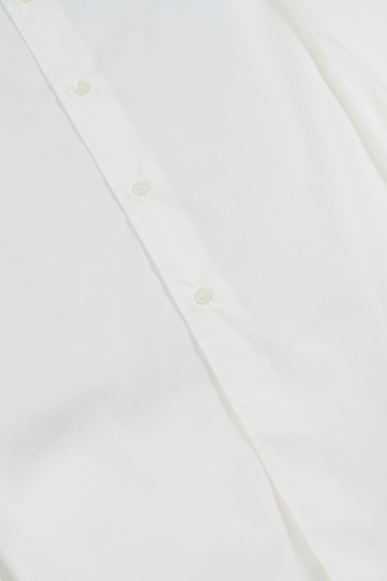 50's ブロードストレッチ レギュラーシャツ WHITE