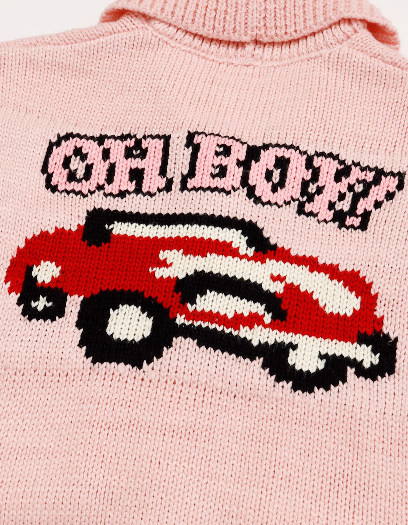 ショールカラー カー ビッグ カーディガン ピンク
