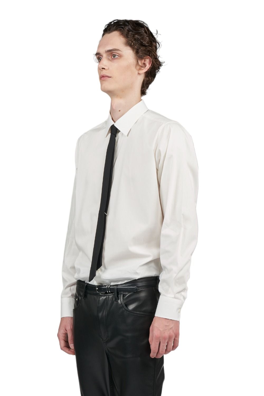 50's ブロードストレッチ レギュラーシャツ WHITE