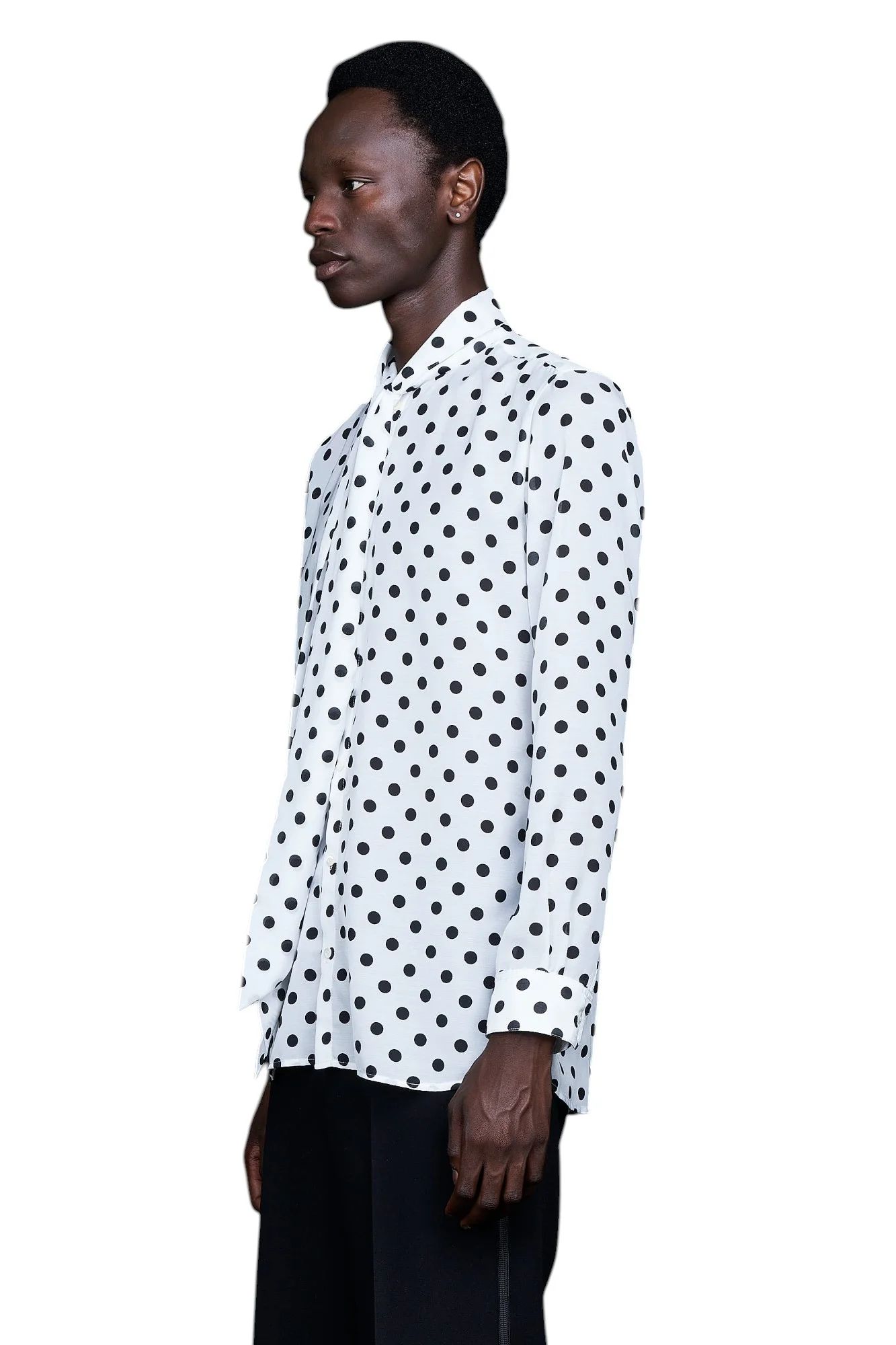 Big Dots tiny Ribbon Shirts ビッグ ドット タイニー リボンシャツ