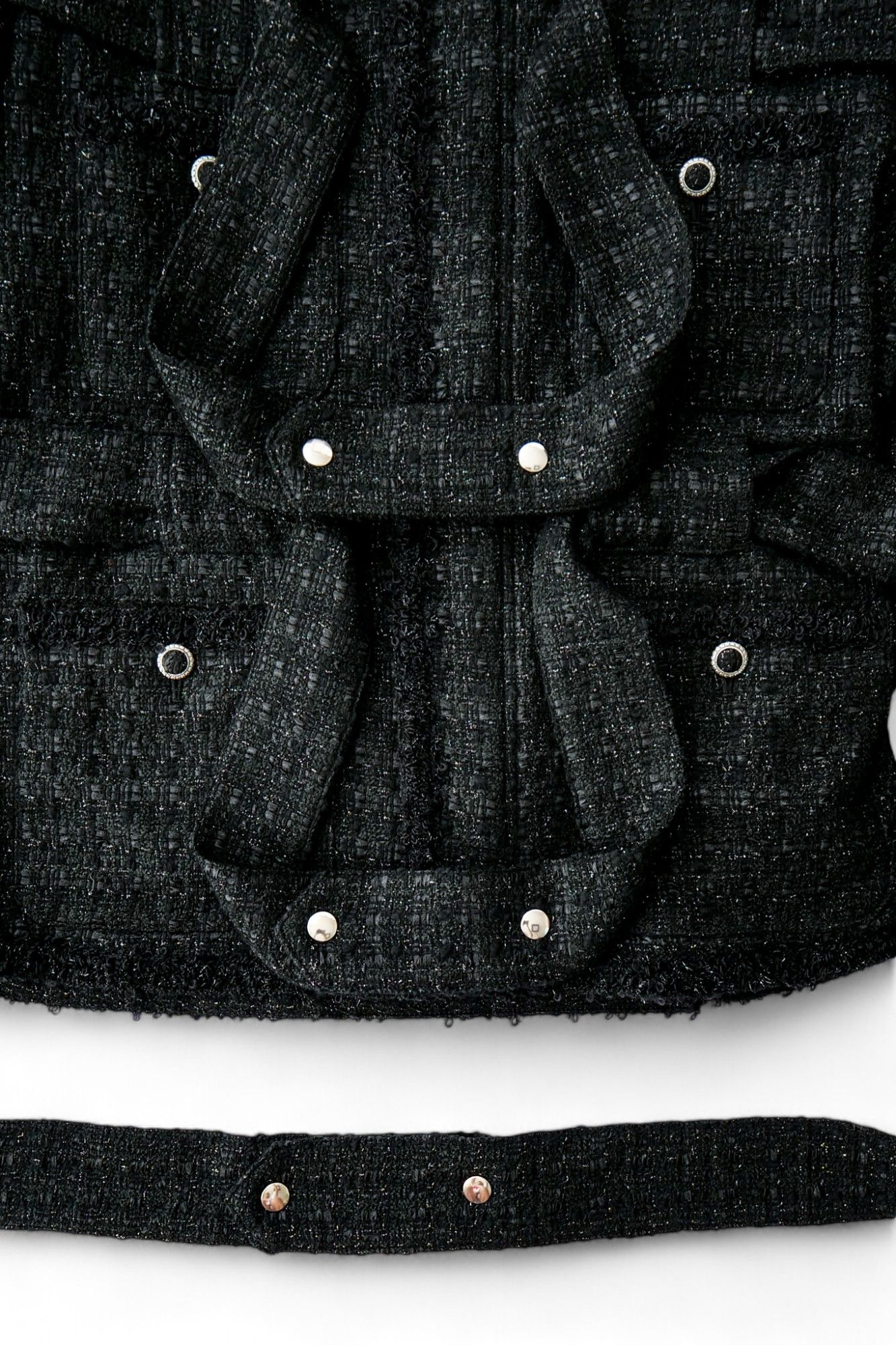 el conductorH - ミックスツイード ボンデージ ジャケット MIXED TWEED BONDAGEFIELD JKT BLACK |  3RD[i]VISION SHOP サーディヴィジョン ショップ