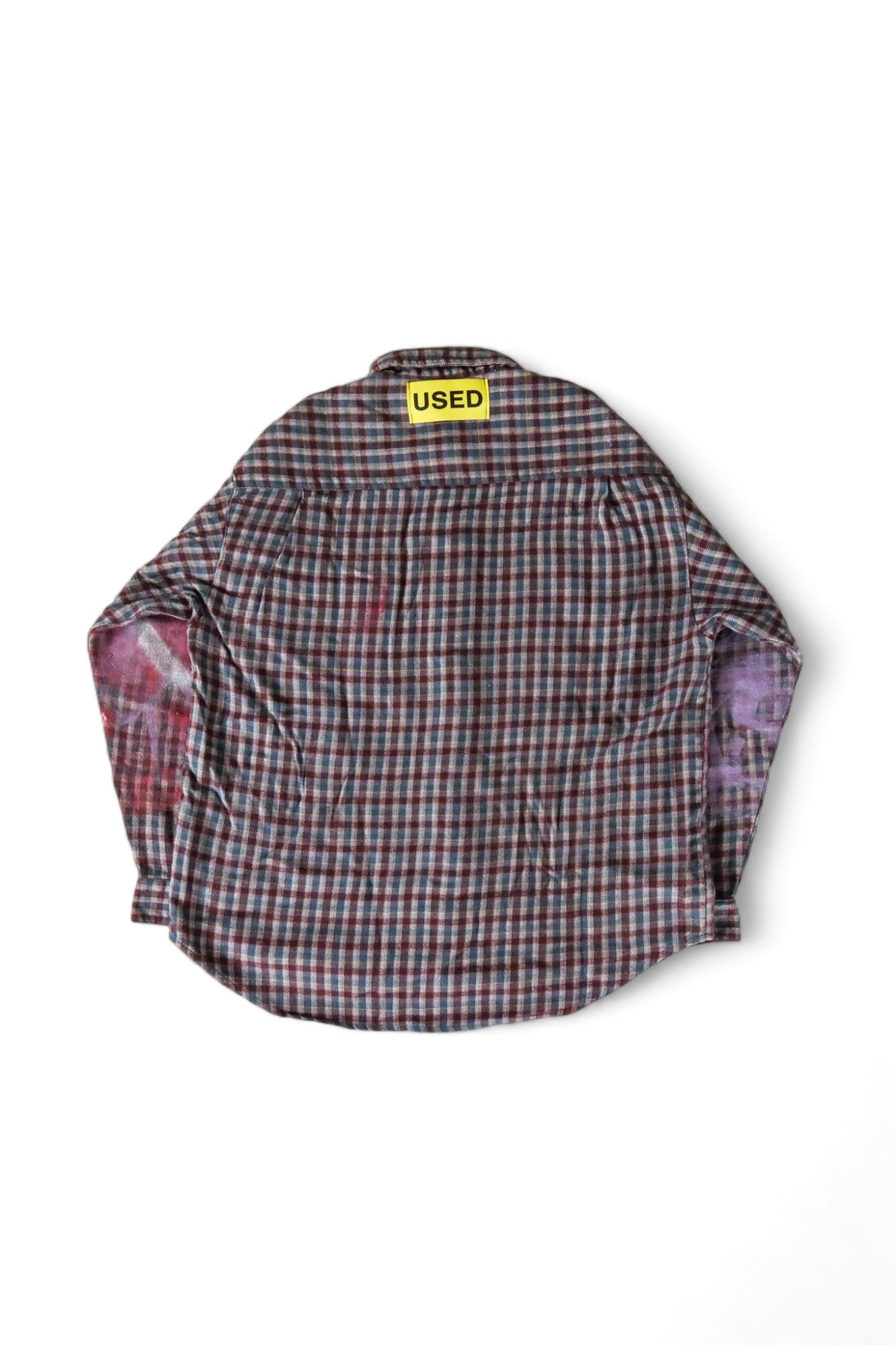 Used Button Down Shirt GRAY sizeXL