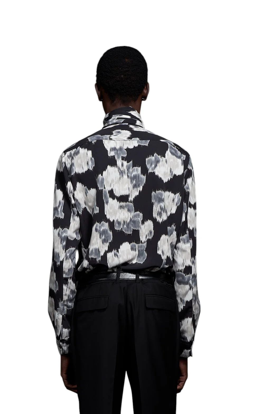 お歳暮ならオンライン Pixel - GALAABEND Flower ピクセルフラワー Shirt Ribbon Print トップス