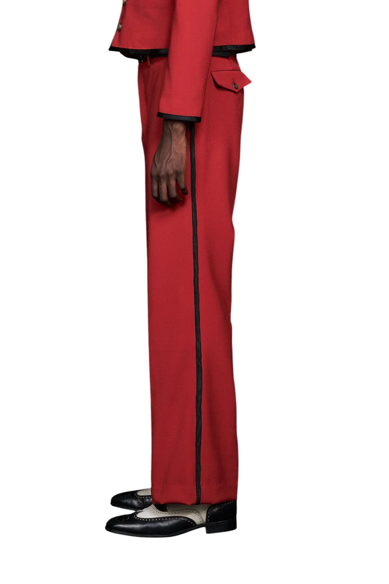 80’ semi wide leg Sideline Slacks RED