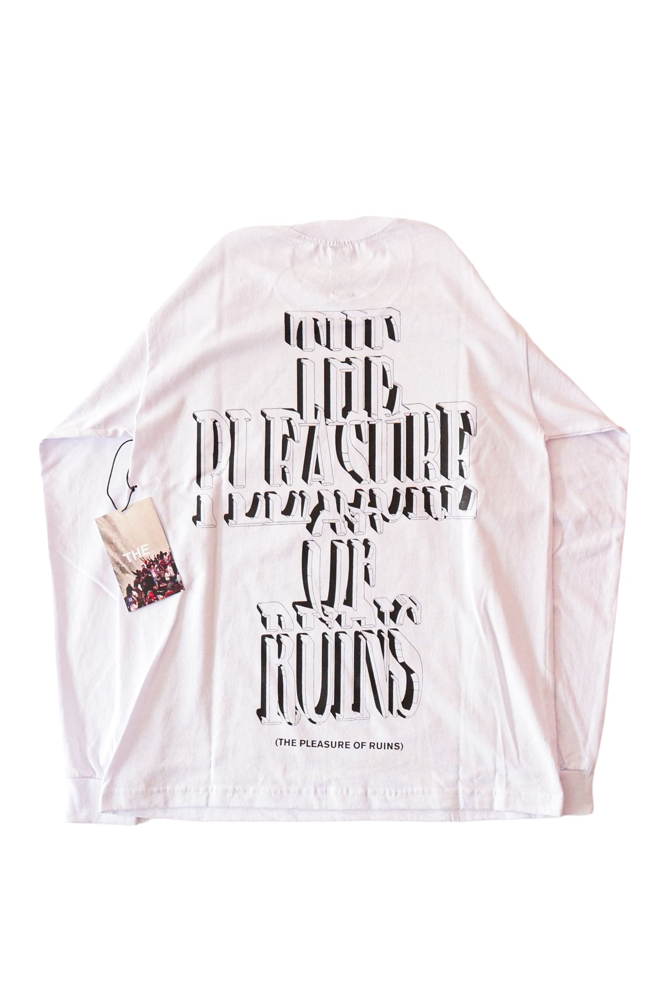 THE PAINTED プリント 長袖 Tシャツ ホワイト