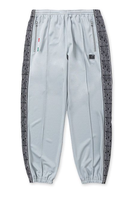 ワイドシルエットリラクシングトラックパンツ グレー