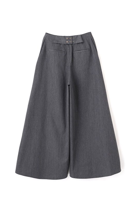 ワイドレッグ ツイルパンツ