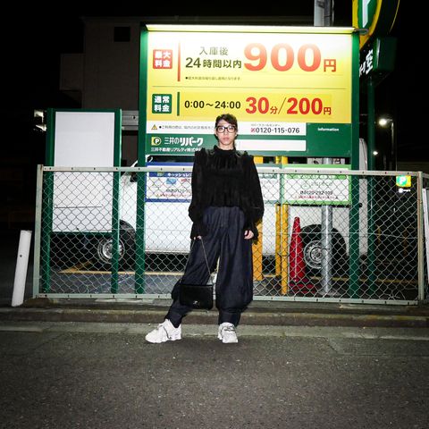 【MECRE】 ヘムタックスクイーズデニム