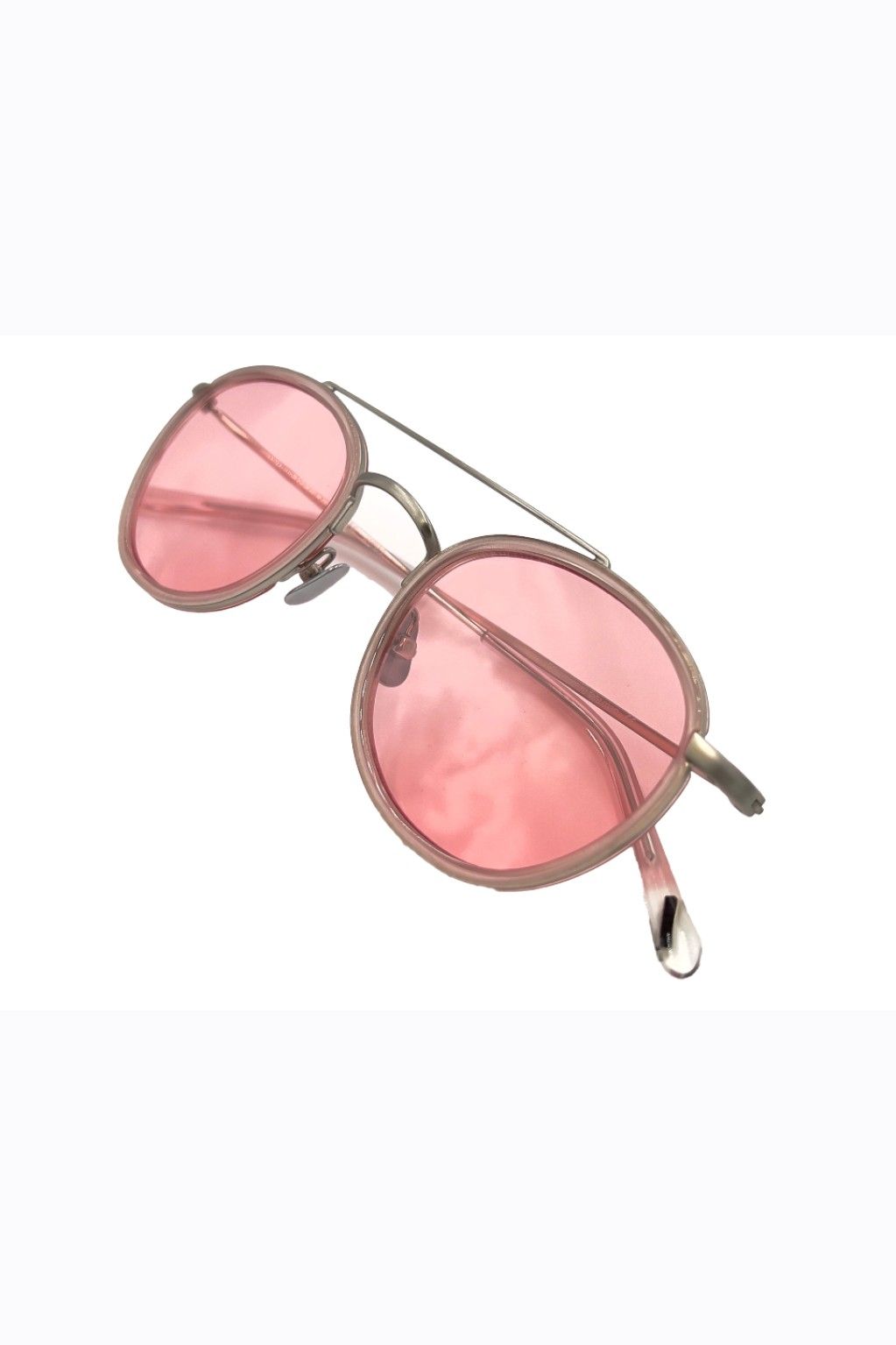 メガネ -  Jonnie / C3 シルバー / ライトピンクレンズ / Light Pink Lens