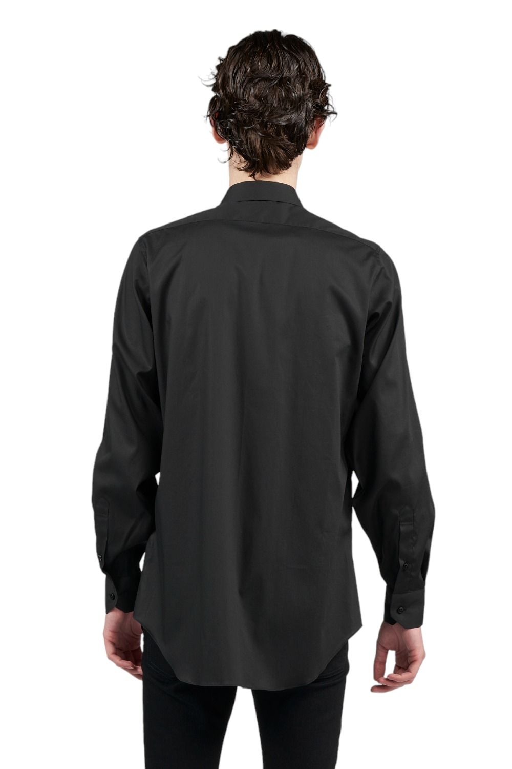 50's ブロードストレッチ レギュラーシャツ BLACK