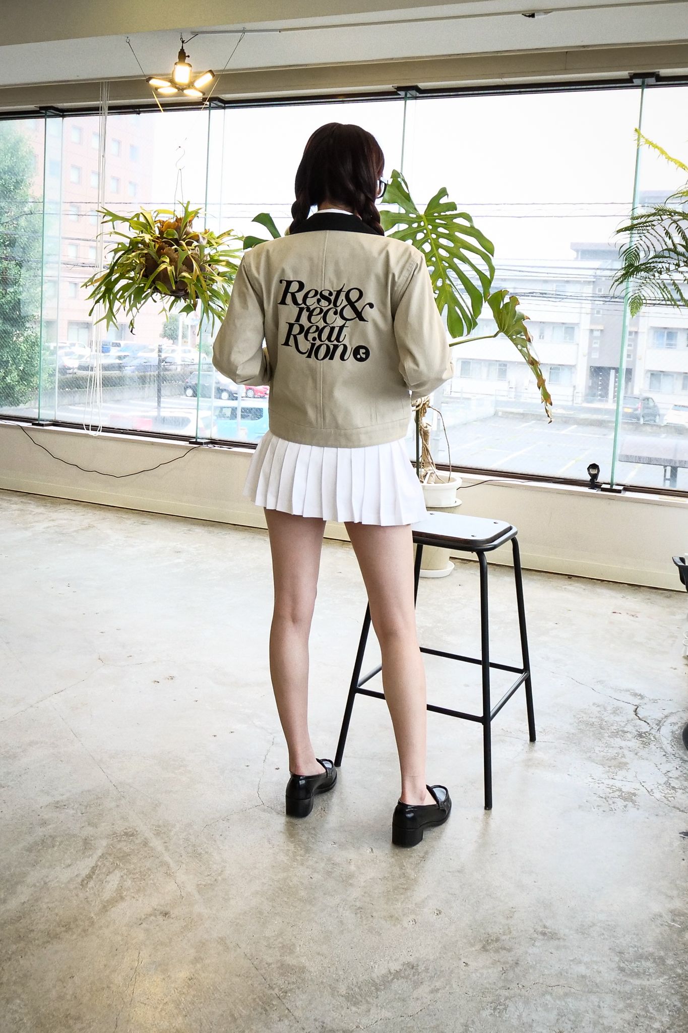 【REST&RECREATION】 Patch Cotton Jacket