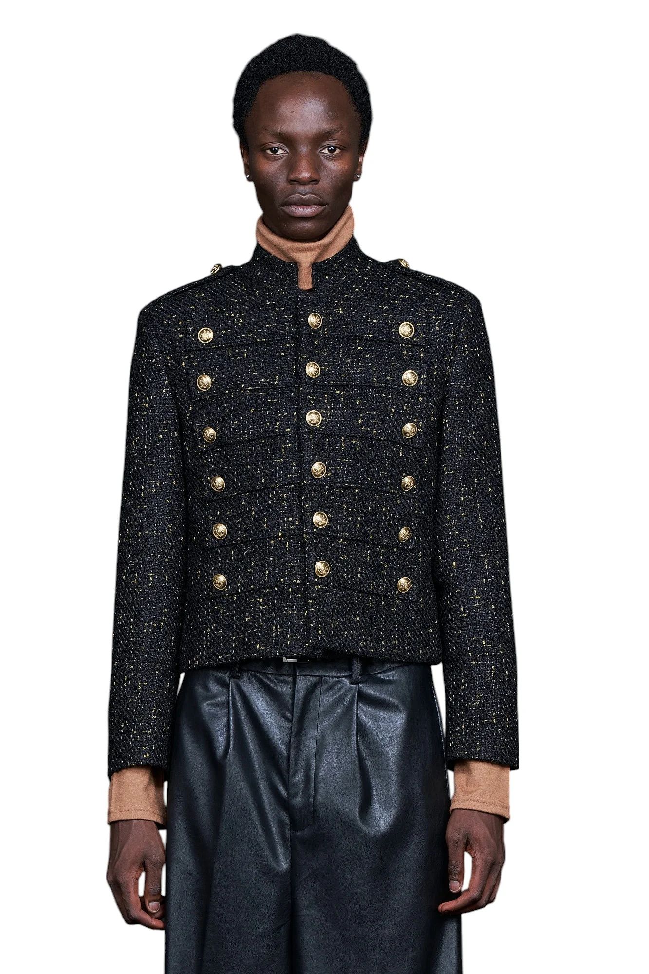 GALAABEND - Cropped Napoleon JK BLACK×GOLD | 3RD[i]VISION