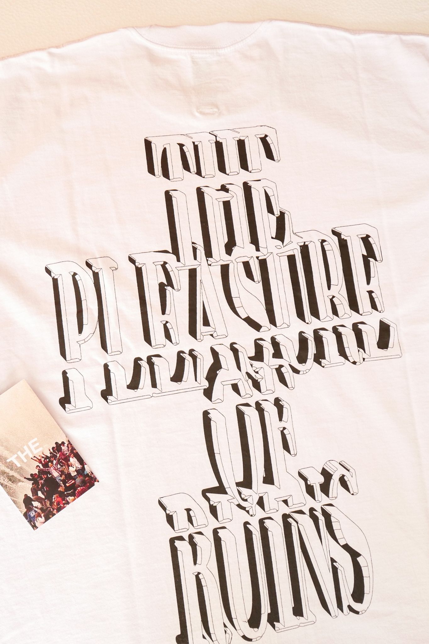 THE STAMPED プリント 半袖Tシャツ ホワイト