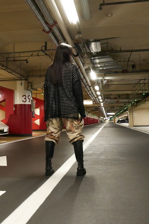 el conductorH コンダクターメッシュニット