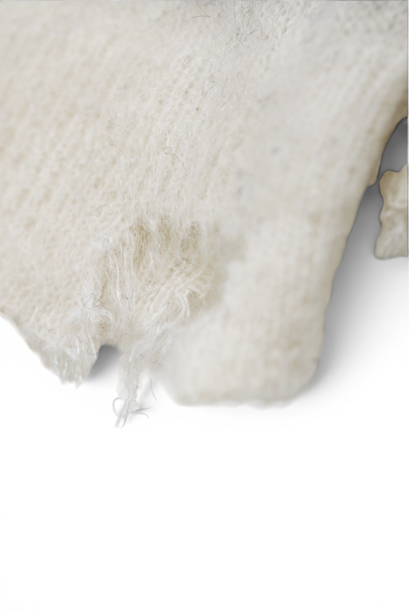 ランダム マリン ボーダーニット Random Marine Border Crashed Knit WHITE×BLACK