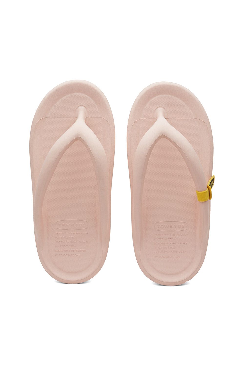 TAW&TOE - ZEROVITY Flip Flop OG リカバリーサンダル Baby Pink