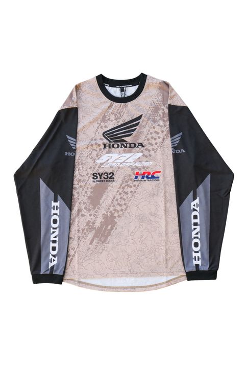 HONDA OFF-ROAD L/S Tee Beige