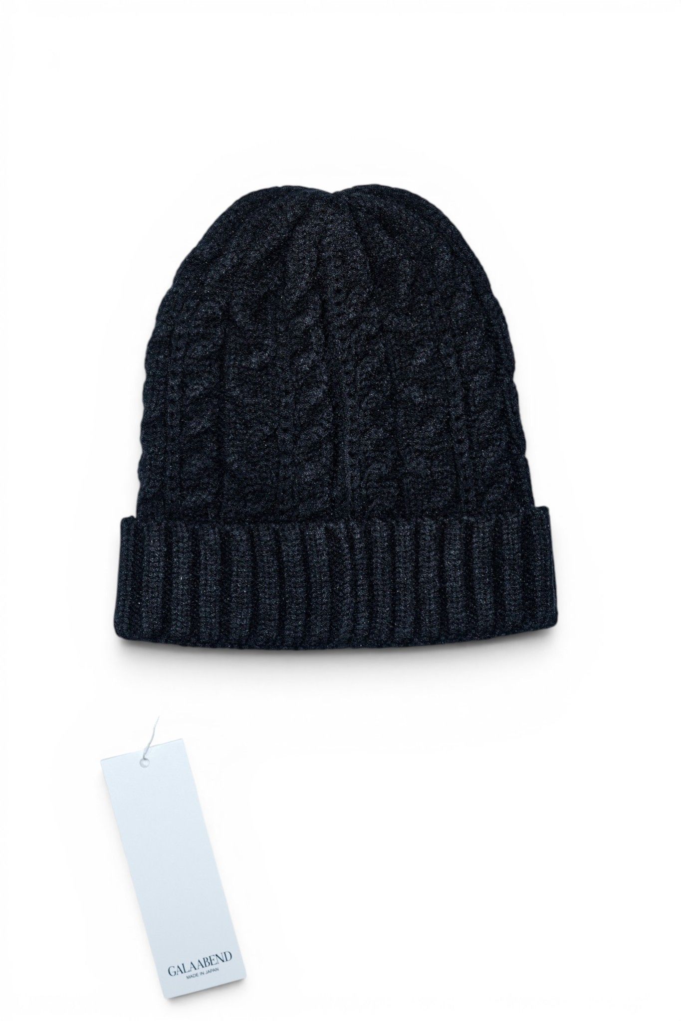 ケーブル ニット キャップ - THE "MET" Embroidery CABLE KNIT CAP