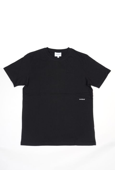 Coffeyスモールロゴプリント 半袖Tシャツ ブラック