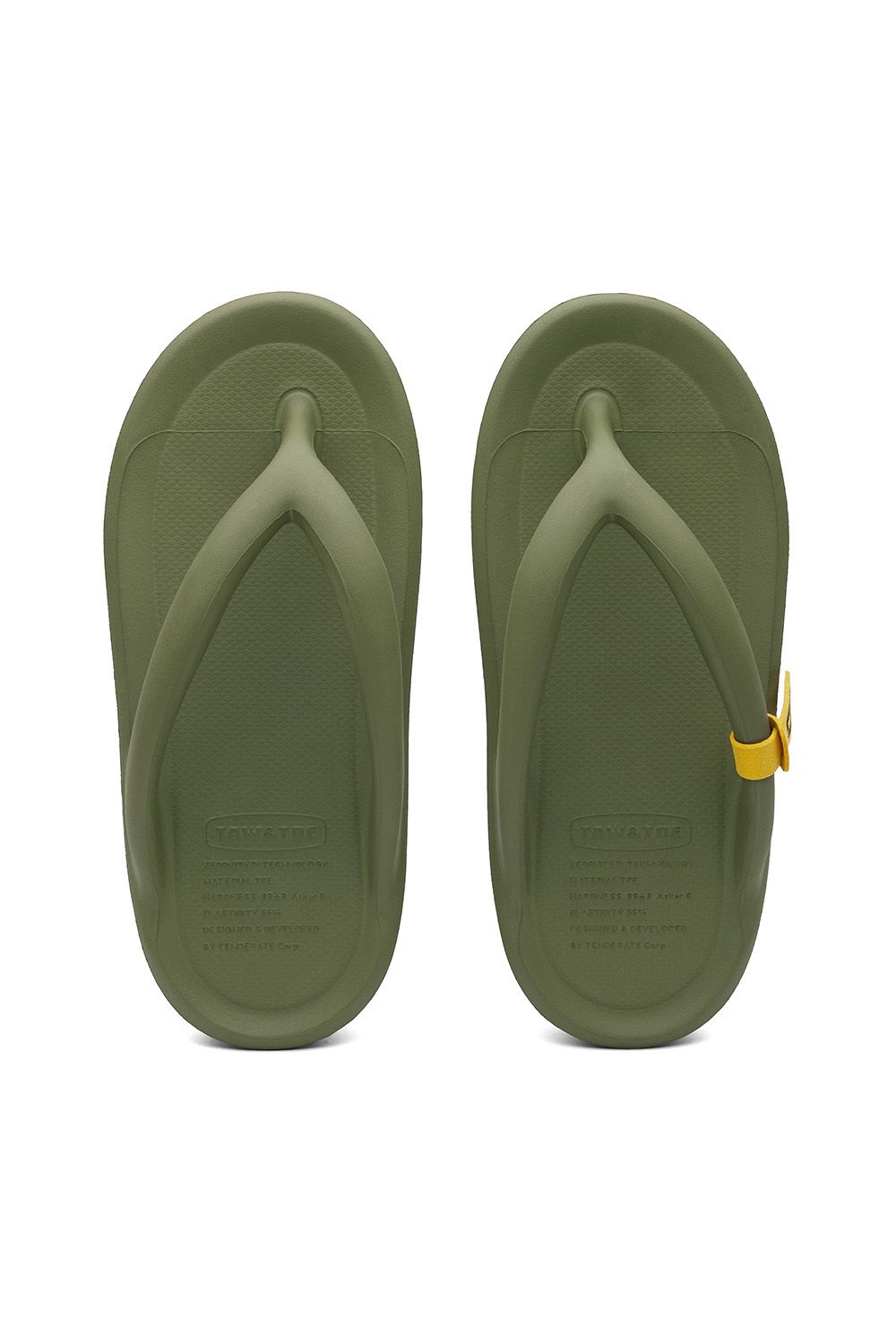 ZEROVITY Flip Flop OG リカバリーサンダル Olive