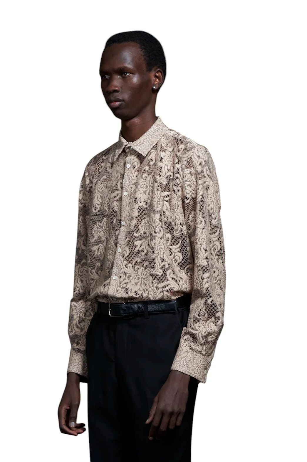 Raschel Lace Regular Shirt ラッセルレースレギュラーシャツ
