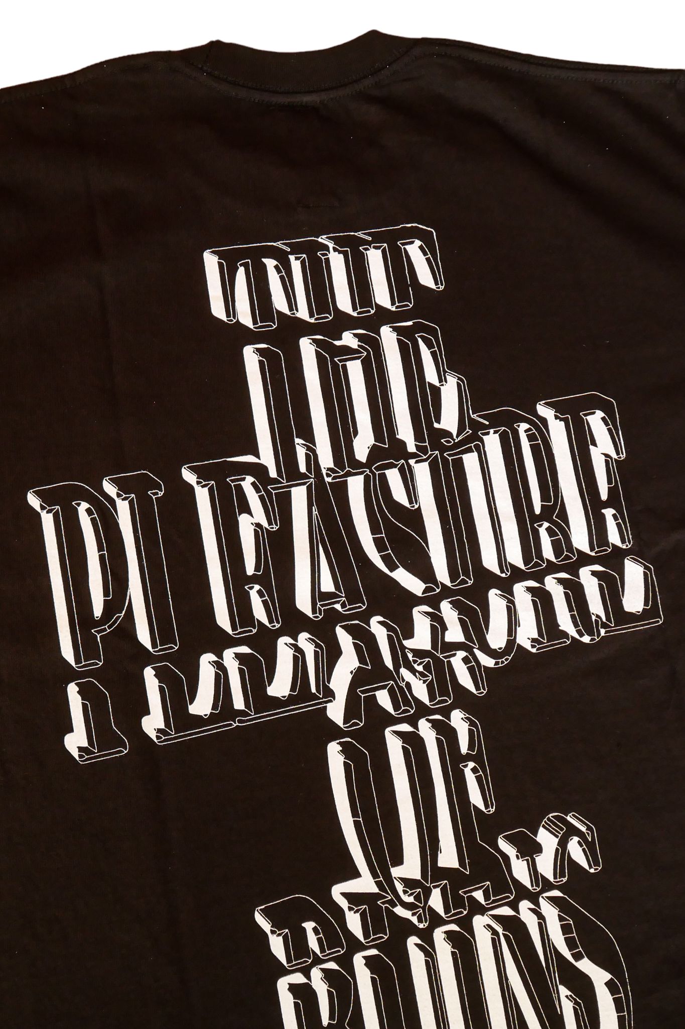 THE STAMPED プリント 半袖Tシャツ ブラック