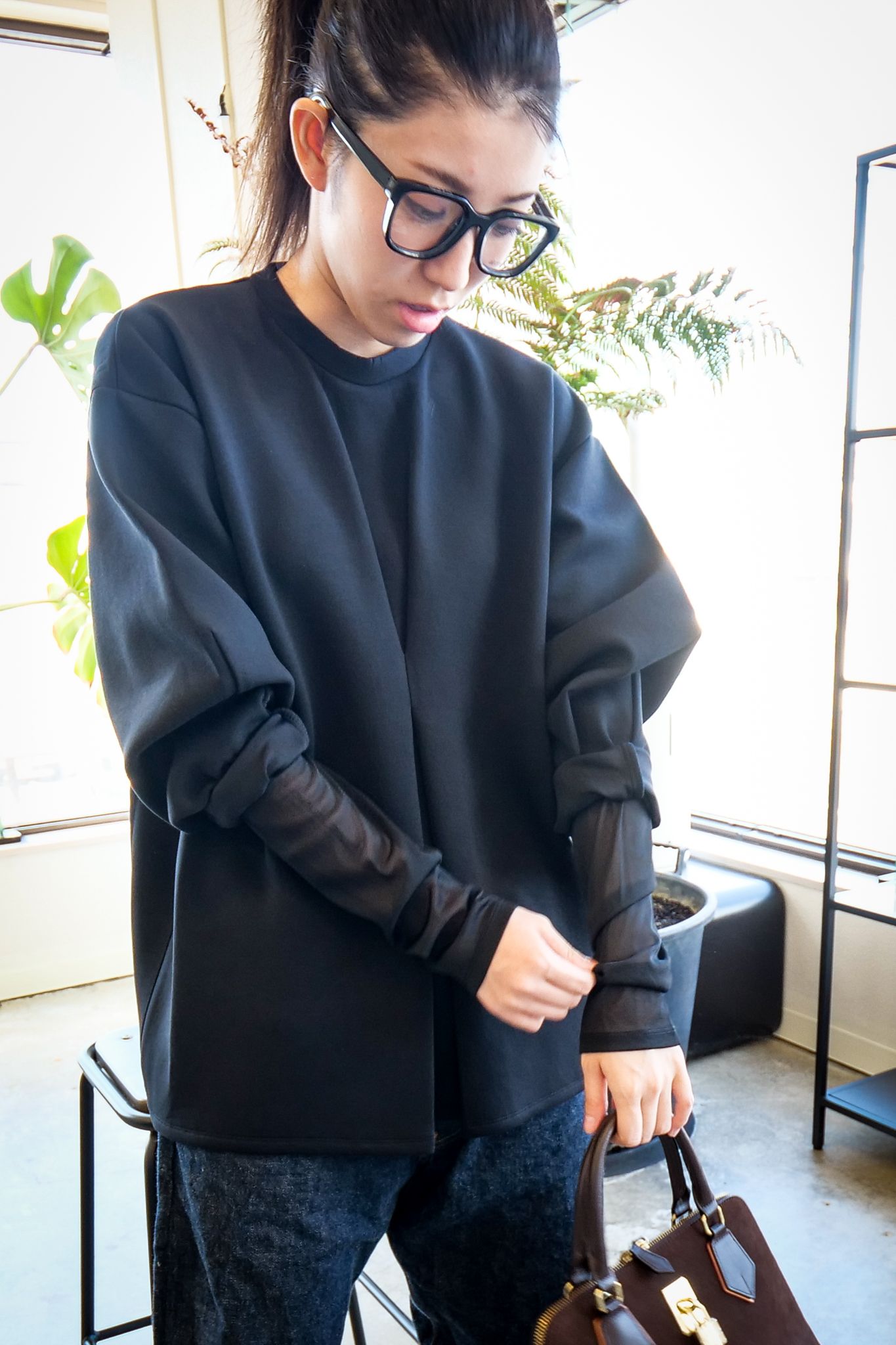 MANOF ウエストタックカットトップス MANOF - ウエスト タックカット トップス - WAIST TUCK CUT TOPS