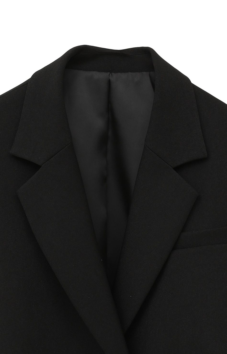 ショート ワイド ジャケット SHORT WIDE JACKET ブラック