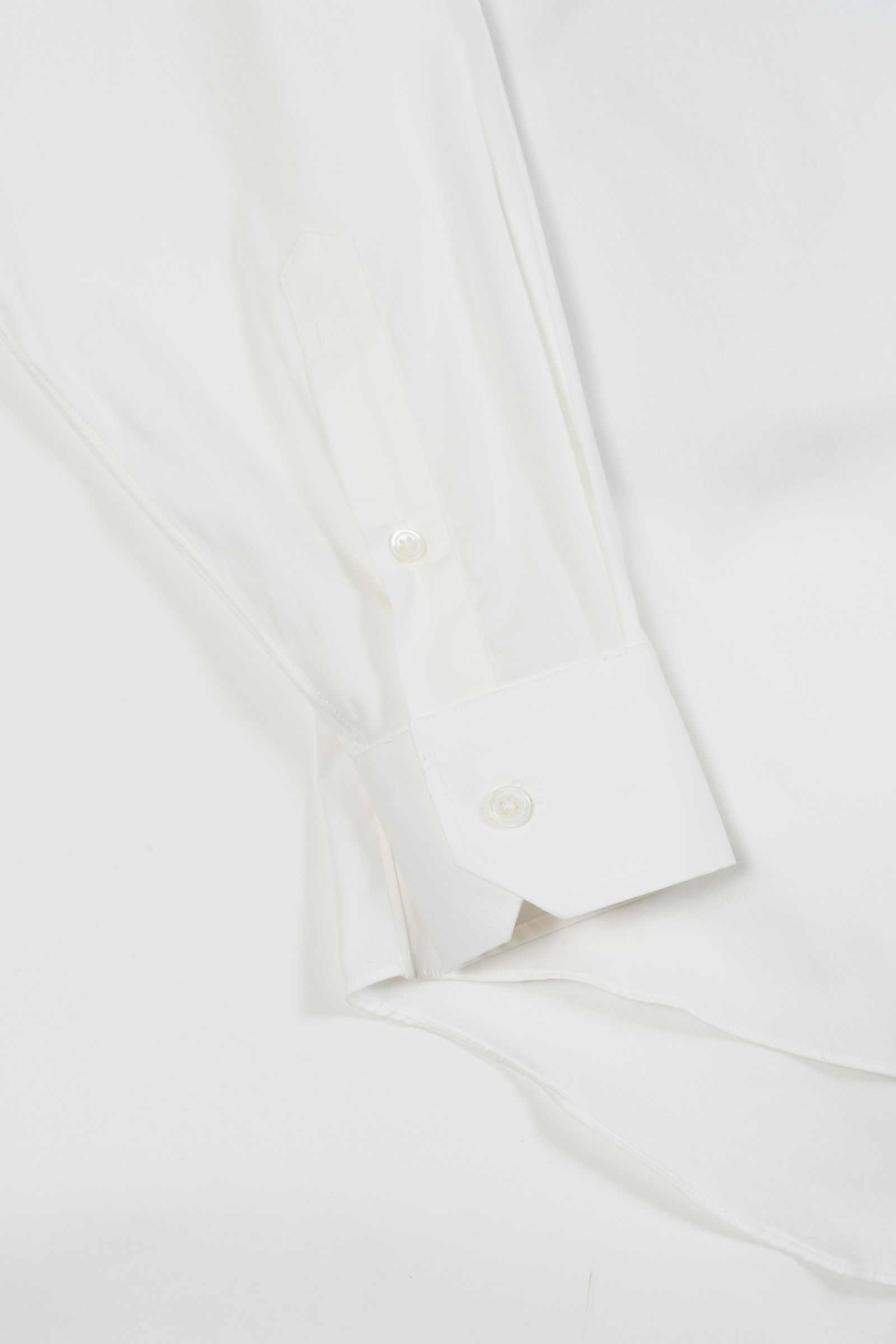 50's ブロードストレッチ レギュラーシャツ WHITE