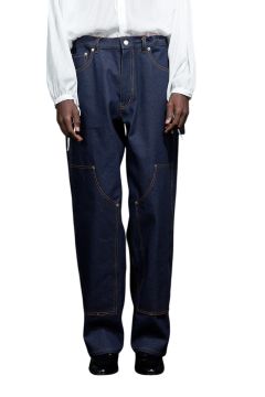 Double Knee rigid Denim Pants INDIGO ダブルニーデニムペインターパンツ
