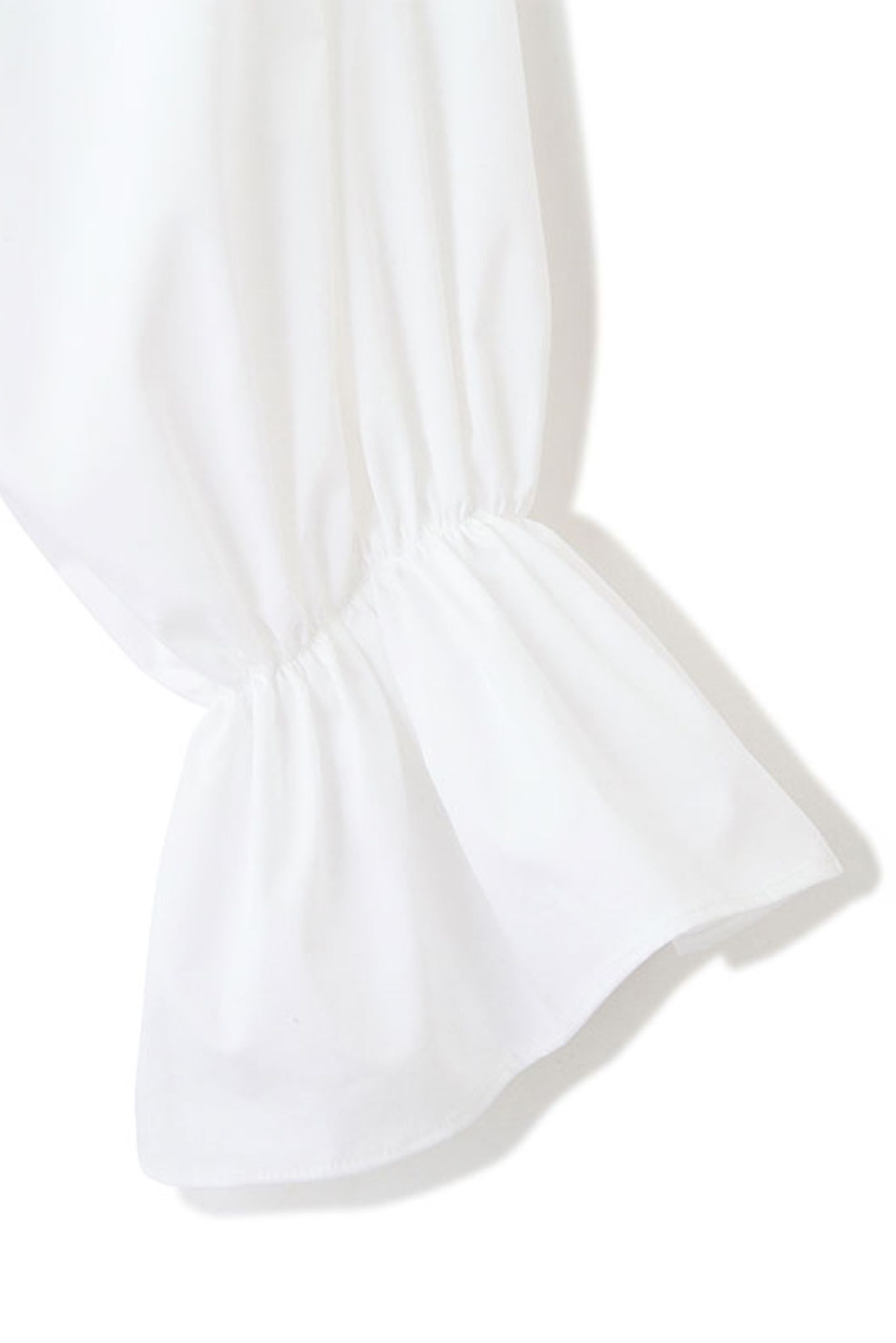 ギャザー ショートボレロ WHITE