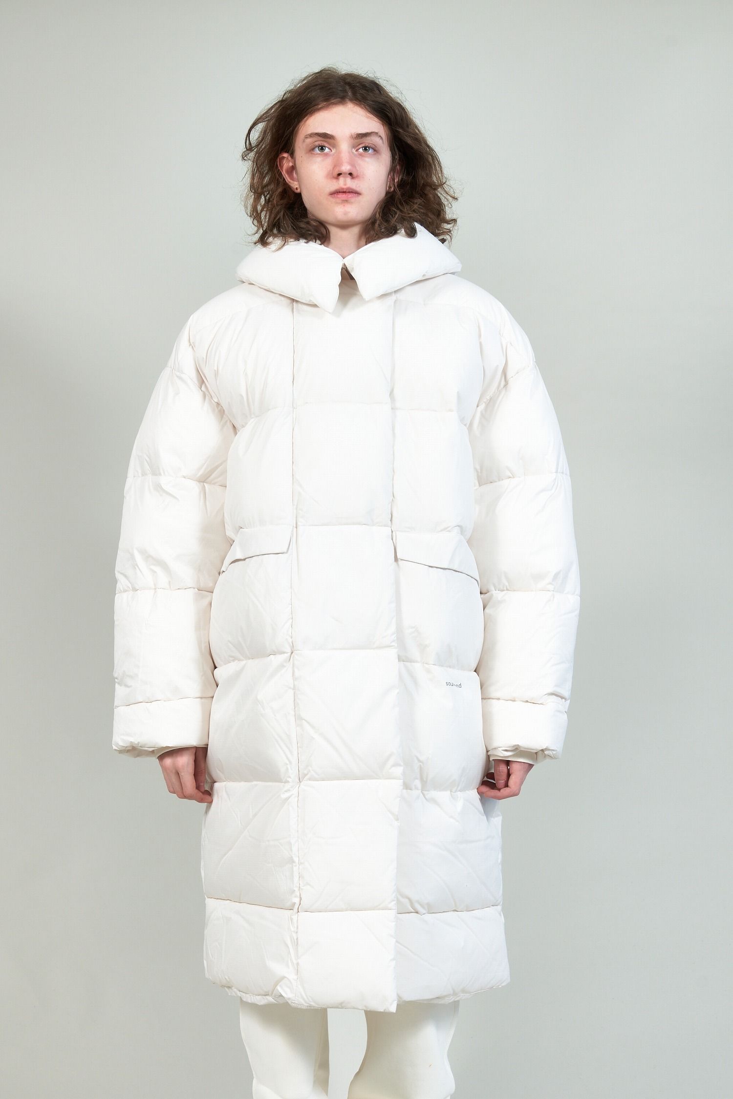 Olga coat 中綿コート ホワイト