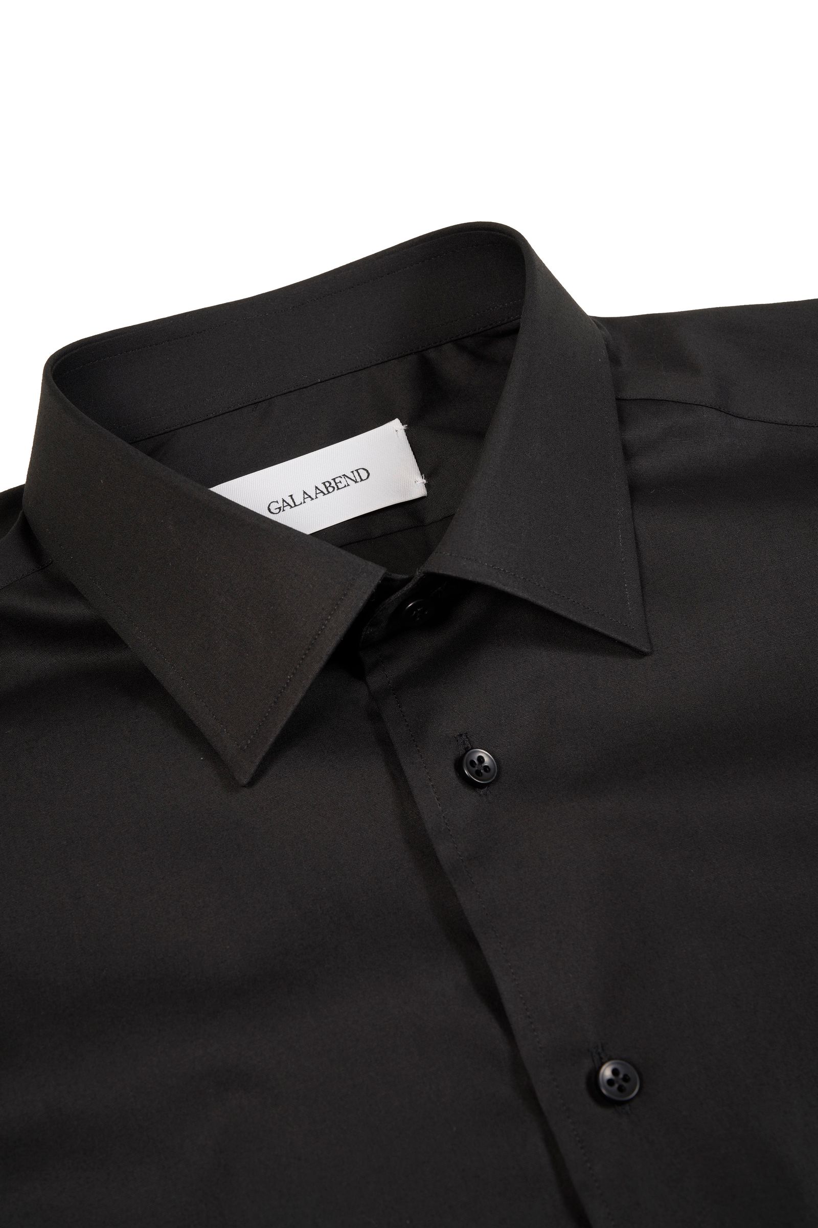 50's ブロードストレッチ レギュラーシャツ BLACK