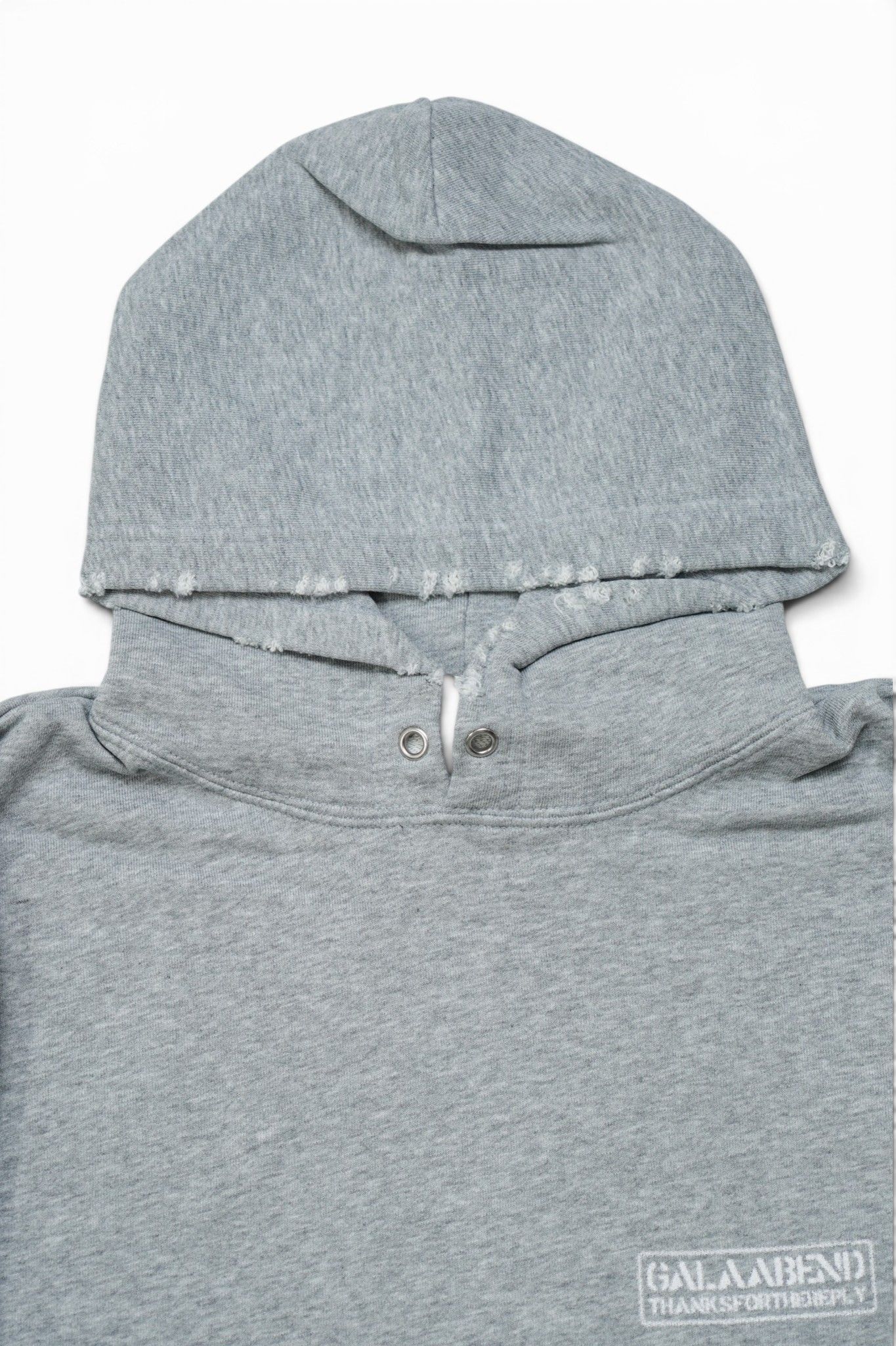 ダメージ スウェット パーカー