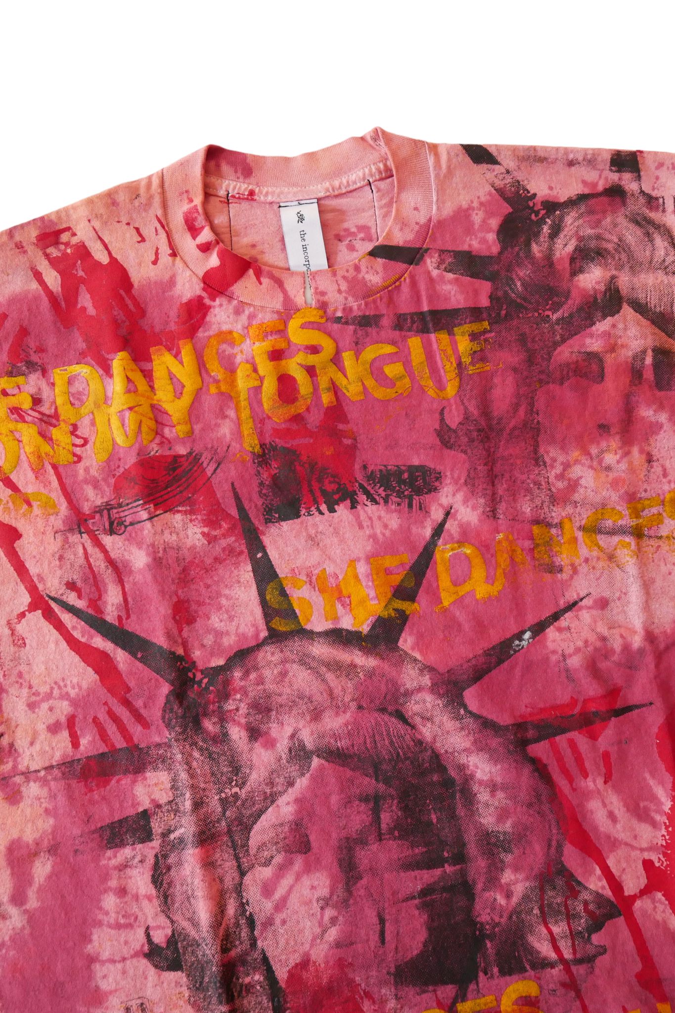"TEST T" グラフィックプリント 半袖Tシャツ タイダイ (one and only)